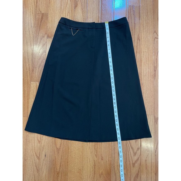 Ralph Lauren Black Wool Blend Blazer Skirt Suit Set Women's 12 Classic style 10 - Picture 9 of 16